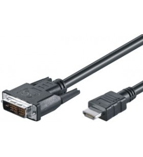 3M HDMI TO DVI-D CABLE - NICKEL/M/M - DVI-D 18+1