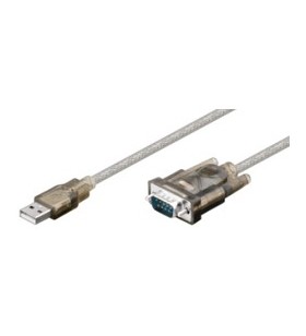 M-Cab USB A/D-SUB serial cable Grey