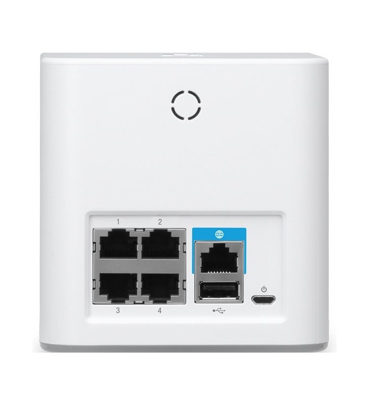 Ubiquiti AmpliFI HD Mesh Router, Dual-Band 802.11AC 3X3 MIMO Wi-Fi, Wi-Fi/Gigabit Ethernet (1) WAN, (4) LAN, 802.11ac 13 Mbps to