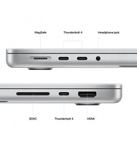 Apple MacBook Pro (16") 2023, notebook (gri, GPU M2 Pro 38-Core, macOS Ventura, germană, afișaj de 120 Hz, SSD de 1 TB)