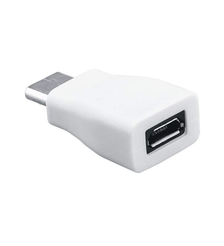 USB-C TO USB2.0 MICRO B M/F/ADAPTER WHITE