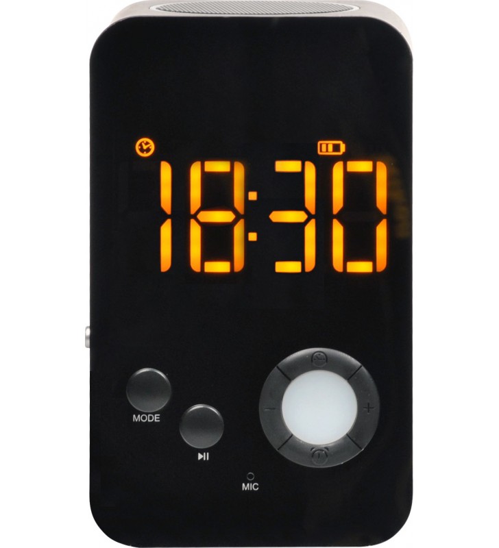 CEAS - BOXA portabil bluetooth, afisare LED pt. ceas, FM Radio, lampa, Alarm Clock, slot microSD, "SP-DY-38"
