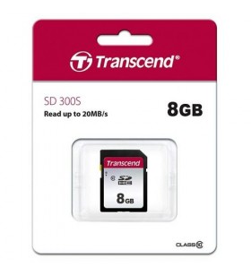Memory card Transcend SDC300S SDHC, 8GB, Clasa 10
