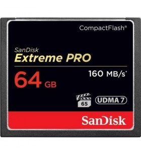 Memory Card SanDisk Compact Flash Extreme, 64GB, 160MB/s