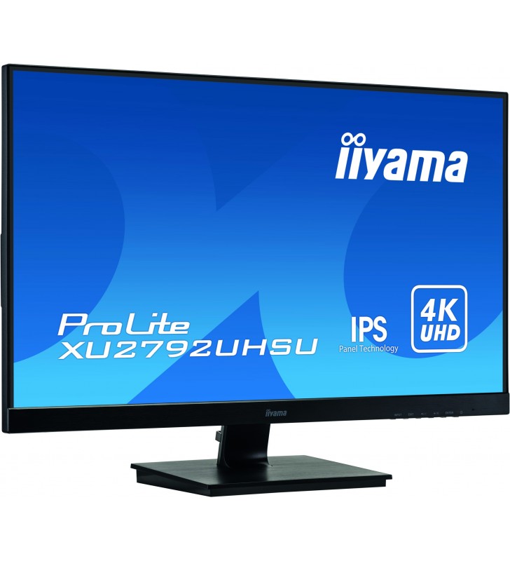iiyama ProLite XU2792UHSU-B1 LED display 68,6 cm (27") 3840 x 2160 Pixel 4K Ultra HD Negru
