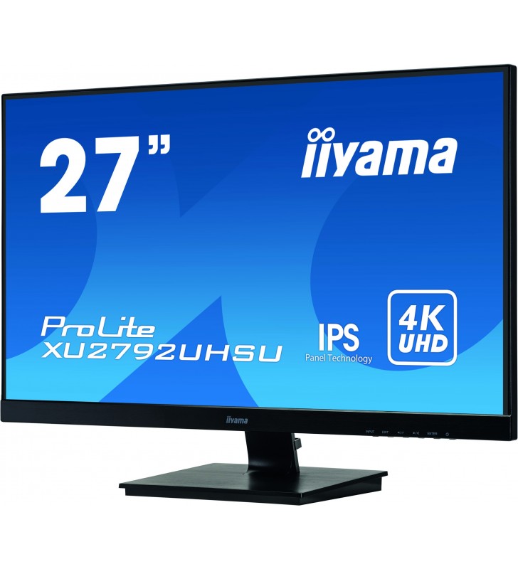 iiyama ProLite XU2792UHSU-B1 LED display 68,6 cm (27") 3840 x 2160 Pixel 4K Ultra HD Negru