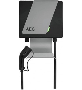 AEG Wallbox WB 11 PRO, 11 kW, cu RCD, eligibil (negru/gri, inclusiv suport pentru cablu)