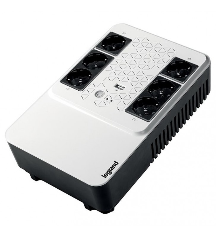 UPS Legrand Keor Multiplug 600VA/360W, Single phase, Line Interactive Technology- VI, Simulated SineWave,Cold Start Function,USB