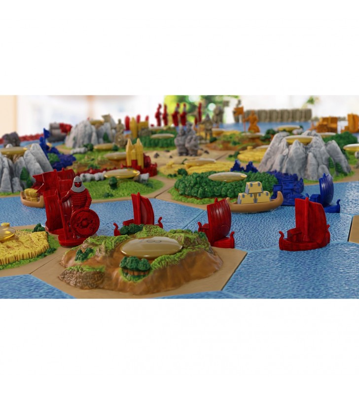 COSMOS CATAN 3D - Marinari + Orașe și Cavaleri, joc de masă (Extensie)
