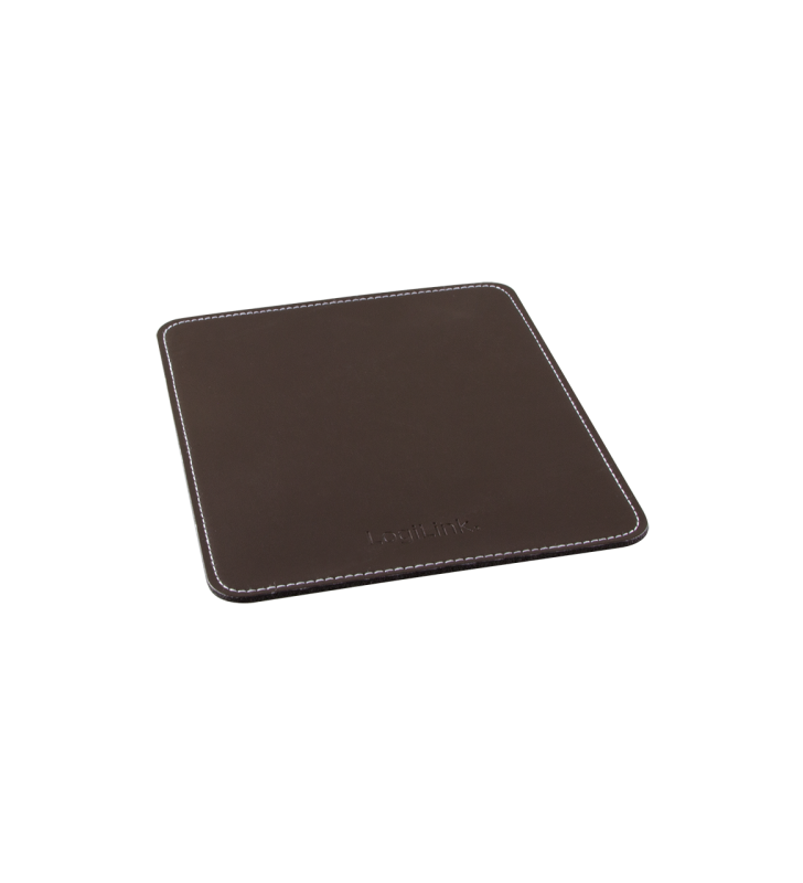 Mousepad LogiLink ID0151 leather design, Brown