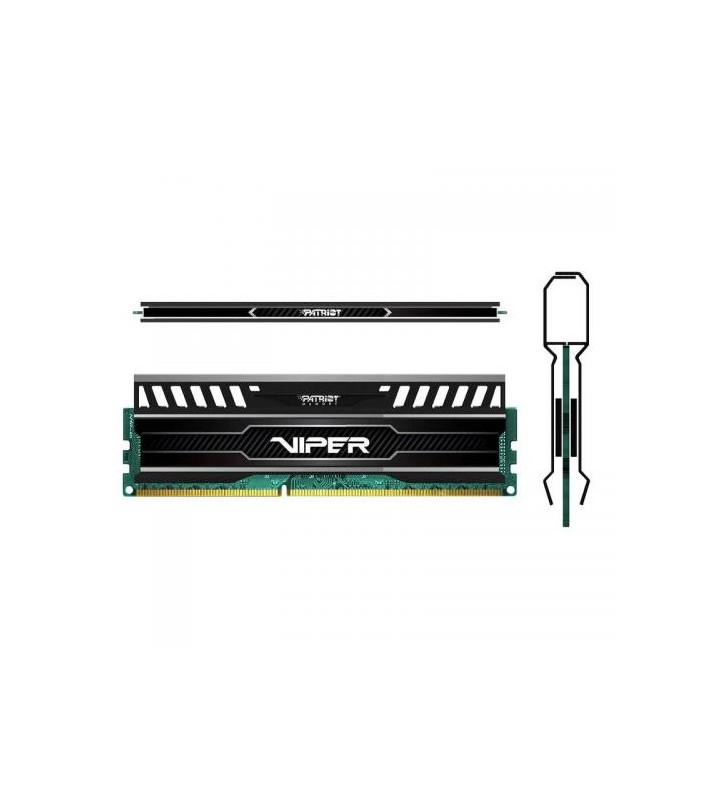 Kit Memorie Patriot ViperX 3 Black Mamba 16GB, DDR3-1600MHz, CL10, Dual Channel