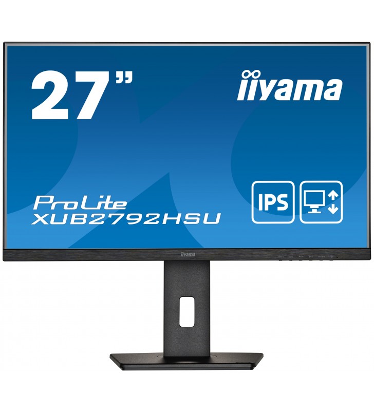 iiyama ProLite XUB2792HSU-B5 LED display 68,6 cm (27") 1920 x 1080 Pixel Full HD Negru