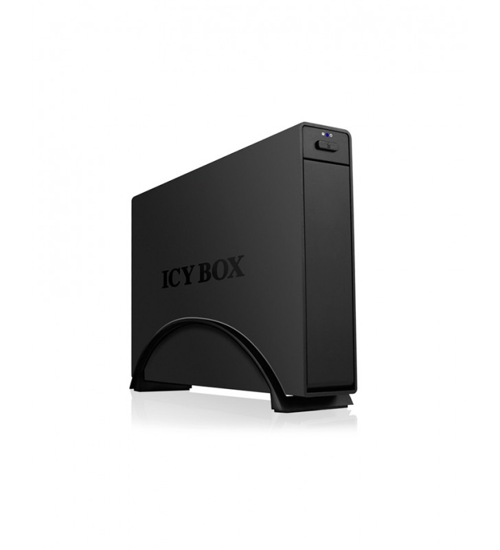 ICY BOX IB-366StU3+B Cutie protecție HDD/SSD Negru 3.5"