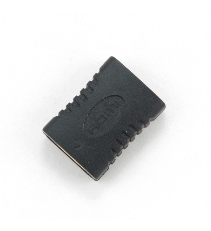 ADAPTOR video GEMBIRD, HDMI (M) la HDMI (M), conectori auriti, black, "A-HDMI-FF"