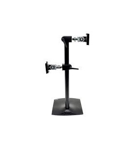 DS100 SERIE 2X LCD FREESTAND/BLACK 28IN VERTICAL HIGHT 2 CLAM