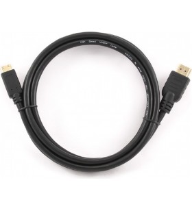 CABLU video GEMBIRD, adaptor HDMI (T) la Mini-HDMI (Type C)(T), 1.8m, rezolutie maxima 4K DCI (4096 x 2160) la 60 Hz, negru, "C