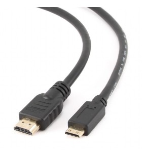 CABLU video GEMBIRD, adaptor HDMI (T) la Mini-HDMI (Type C)(T), 3m, conectori auriti, rezolutie maxima 4K DCI (4096 x 2160) la 6