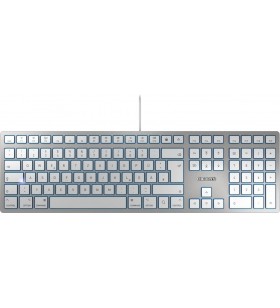 CHERRY KC 6000 SLIM FOR MAC tastaturi USB QWERTZ Germană Argint