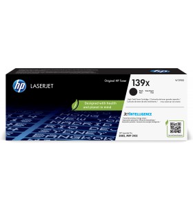 HP LaserJet Cartuş de toner original de capacitate extinsă 139X negru