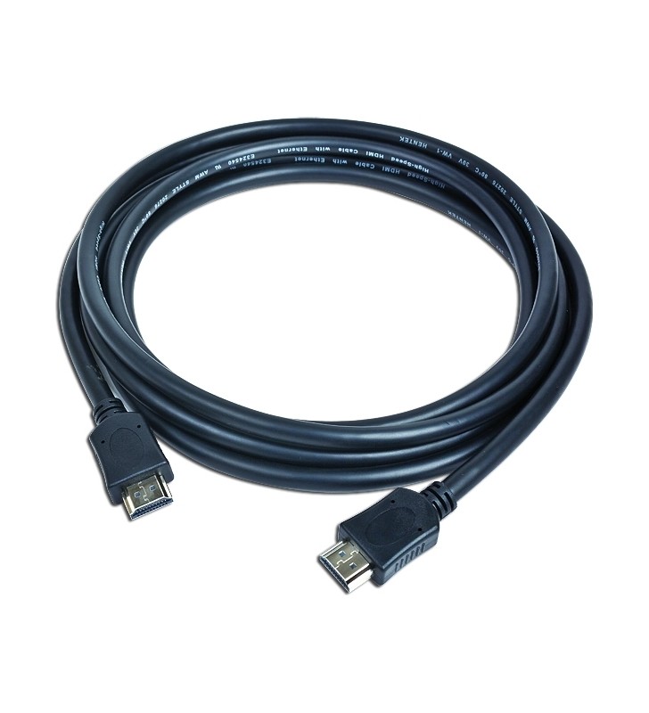 CABLU video GEMBIRD, HDMI (T) la HDMI (T), 4.5m, conectori auriti, rezolutie maxima 4K (3840 x 2160) la 60 Hz, negru, "CC-HDMI4