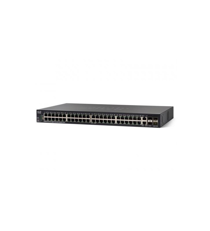 Switch Cisco SG350X-48P, 48 porturi, PoE
