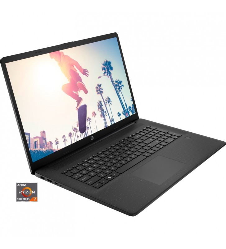 Laptop HP 17-cp1154ng, notebook (negru, fără sistem de operare, SSD de 512 GB)