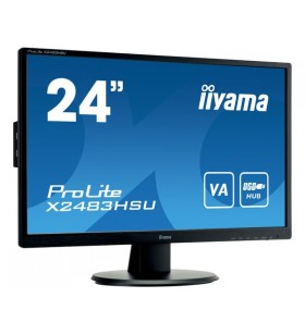 iiyama ProLite X2483HSU-B5 monitoare LCD 60,5 cm (23.8") 1920 x 1080 Pixel Full HD LED Negru