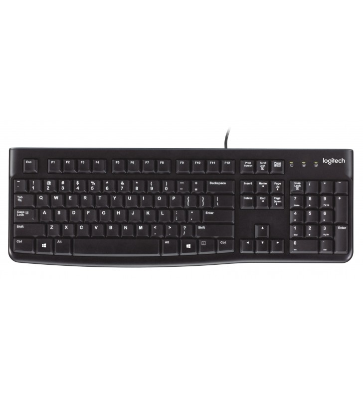 tastatura K120 FOR BUSINESS/OEM USB BLACK SILENT US- LAYOUT US