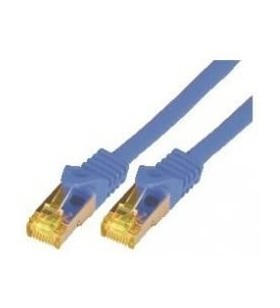 M-CAB RAW Network cable RJ-45 (M) RJ-45 (M) 3m SFTP, PiMF CAT7 moulded, snagless, halogen-free blue