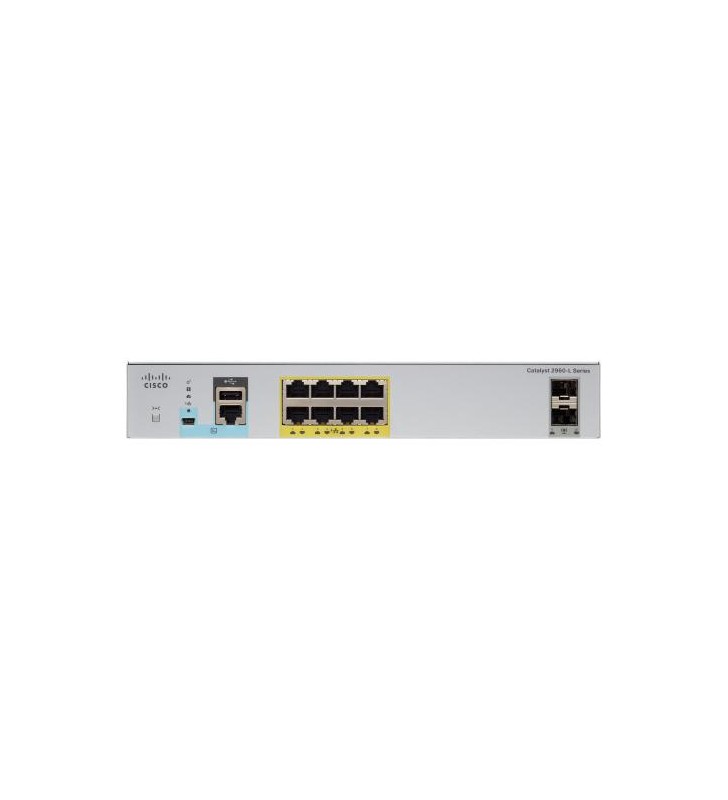 Switch Cisco Catalyst 2960L, 8 porturi, PoE