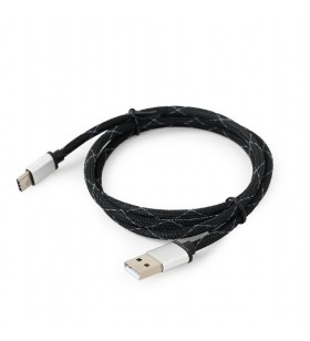CABLU USB2.0 la USB3.1 (Type-C)  GEMBIRD   2.5m, (AM/CM), black, "CCP-USB2-AMCM-2.5M"