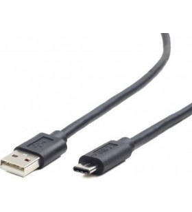 CABLU USB2.0 la USB3.1 (Type-C)  GEMBIRD  1.8m, (AM/CM), black, "CCP-USB2-AMCM-6"