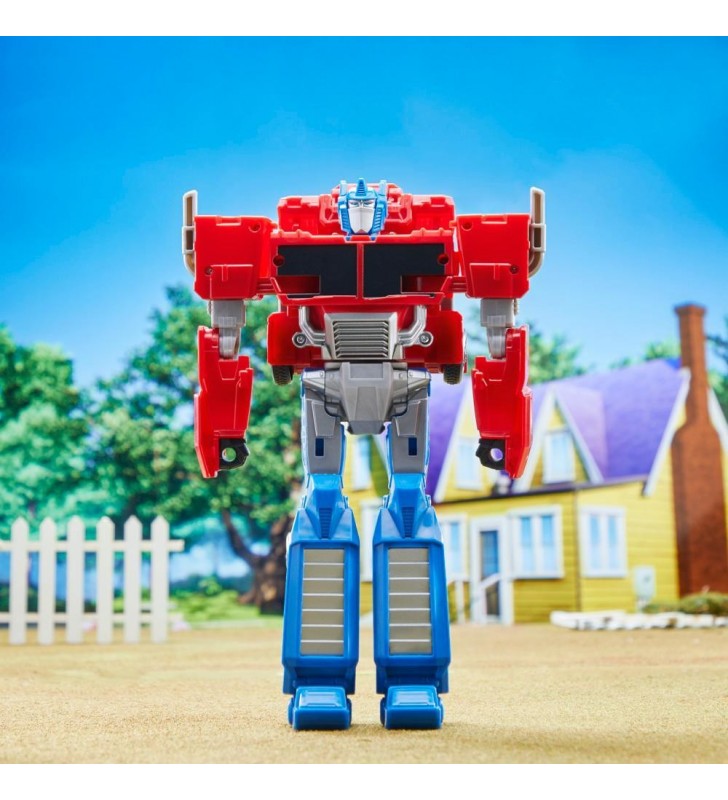 Transformers EarthSpark Spin Changer Optimus Prime with Robby Malto Figure