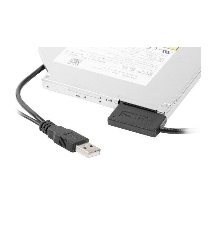 External USB to SATA adapter for Slim SATA SSD, DVD, Gembird A-USATA-01