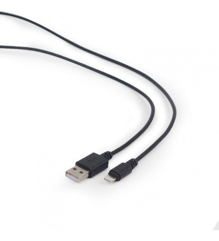 USB to 8-pin sync and charging cable, black, 10 ft "CC-USB2-AMLM-10"