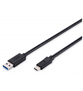 USB 3.0 Anschlussleitung, USB Stecker Typ A, USB Stecker Typ C, 1,8 m