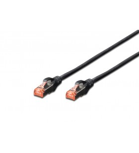 DIGITUS CAT 6 S-FTP patch cord, Cu, LSZH AWG 27/7, length 7 m, color black