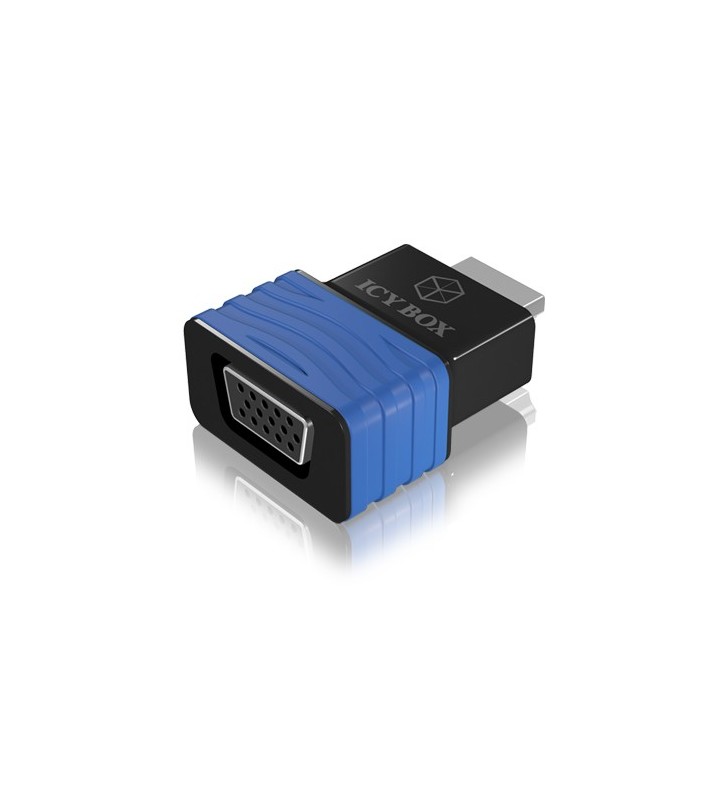 ICY BOX IB-AC516 HDMI VGA Negru, Albastru