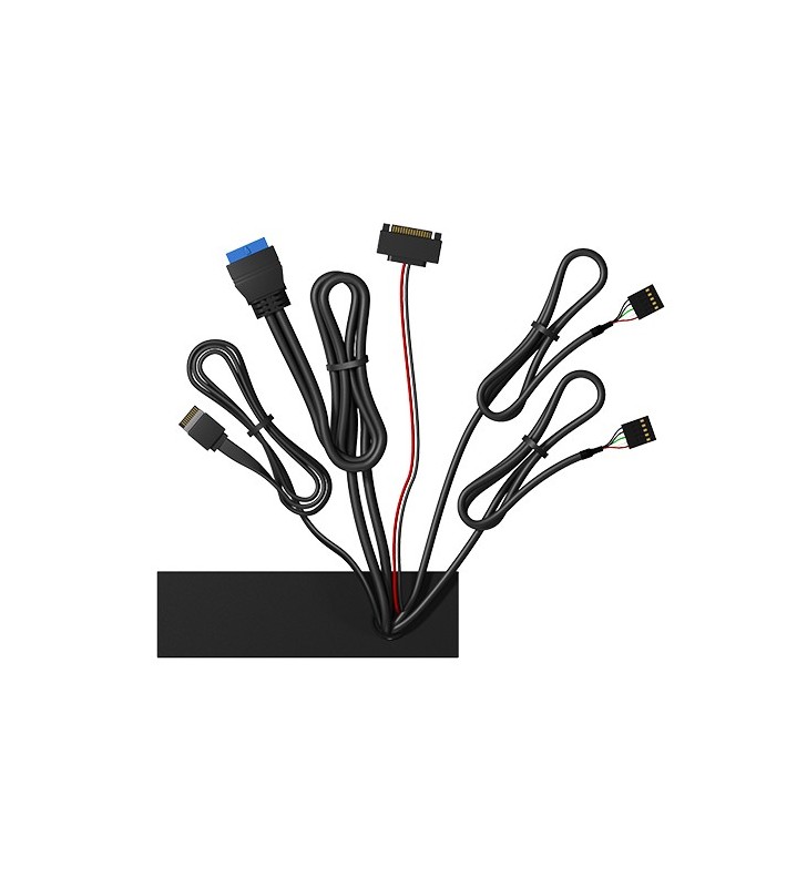 ICY BOX IB-867A cititoare de carduri USB Intern Negru