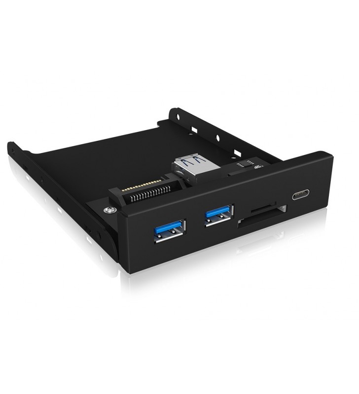 ICY BOX IB-HUB1417-i3 USB 3.2 Gen 1 (3.1 Gen 1) Type-A 5000 Mbit/s Negru
