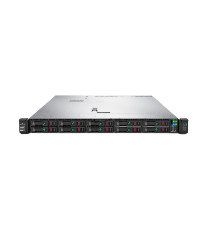 HPE ProLiant DL360 Gen10 SMB Network Choice - Server - rack-uitvoering - 1U - 2-weg - 1 x Xeon Silver 4208 / 2.1 GHz - RAM 16 GB - SAS - hot-swap