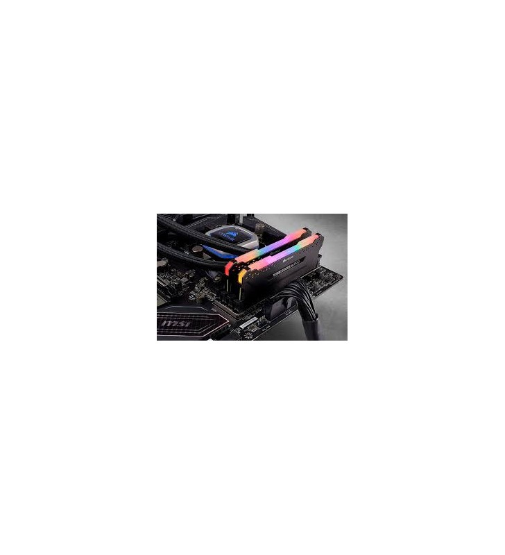 CORSAIR CMW16GX4M2Z3600C18 Corsair Vengeance RGB PRO DDR4 16GB (2x8GB) 3600MHz CL18 1.35V XMP 2.0 Black