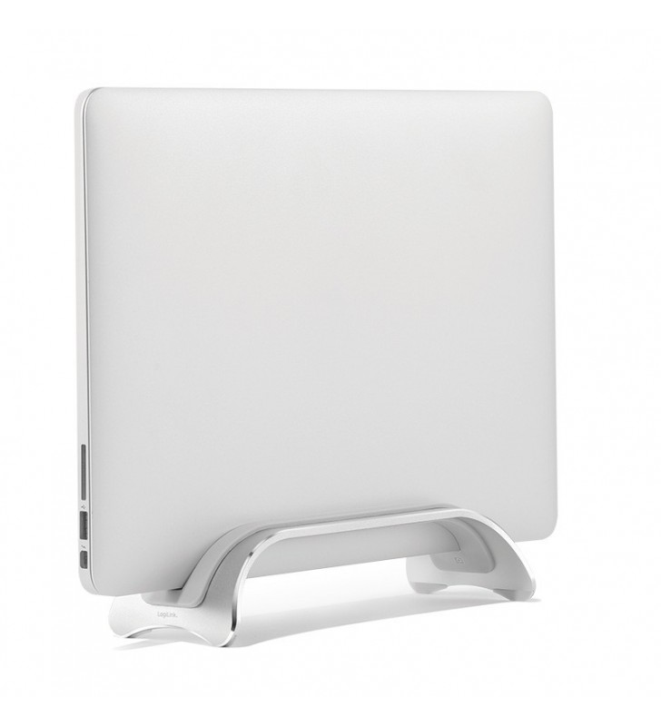 SUPORT de birou pt. MacBook series, pozitie verticala, 3 membrane de silicon interschimbabile, pana la 5Kg, Logilink "AA0128"