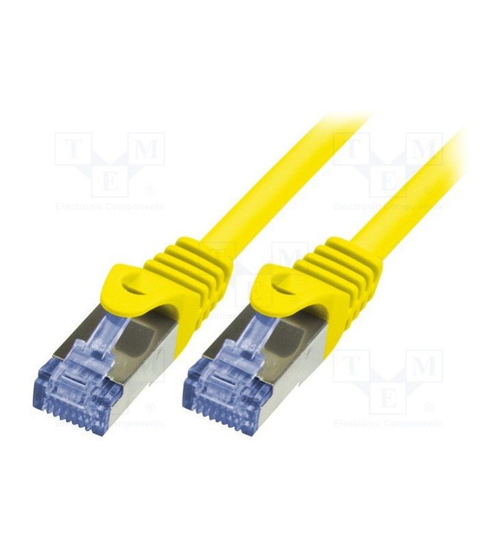 LOGILINK CQ3057S LOGILINK -Patch Cablu Cat.6A 10G S/FTP PIMF PrimeLine 2m galben