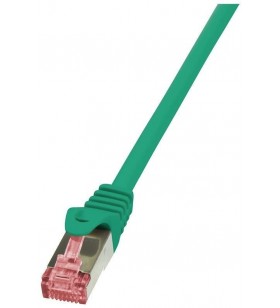 LOGILINK CQ2015S LOGILINK - Patchcord Cablu Cat.6 S/FTP PIMF PrimeLine 0,25m, verde