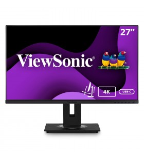 Viewsonic VG2756-4K monitoare LCD 68,6 cm (27") 3840 x 2160 Pixel 4K Ultra HD Negru