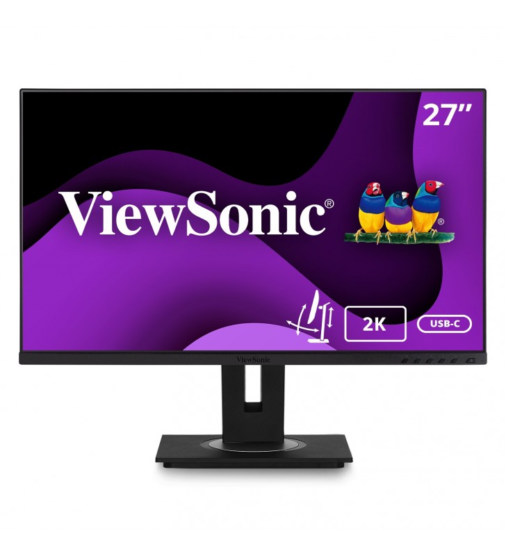 Viewsonic VG2756-2K monitoare LCD 68,6 cm (27") 2560 x 1440 Pixel Full HD LED Negru
