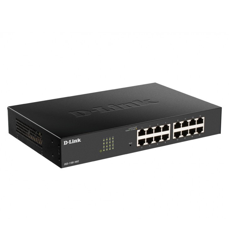 D-Link DGS-1100-24PV2 switch-uri Gestionate Gigabit Ethernet (10/100/1000) Negru Power over Ethernet (PoE) Suport