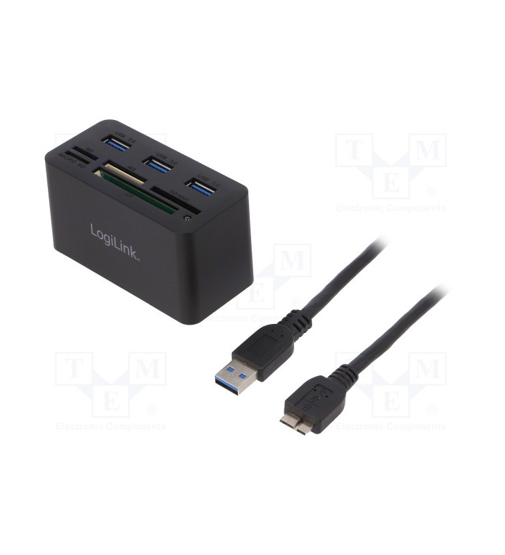 LOGILINK CR0042 LOGILINK - USB 3.0 Hub with All-in-One Card Reader