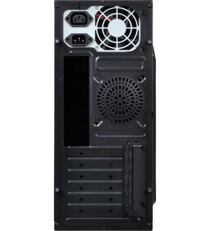 CARCASA SPACER Middle-Tower ATX, sursa 450W, Mercury, , Front USB2.0+Audio, Body Black, "SPC-MERCURY"